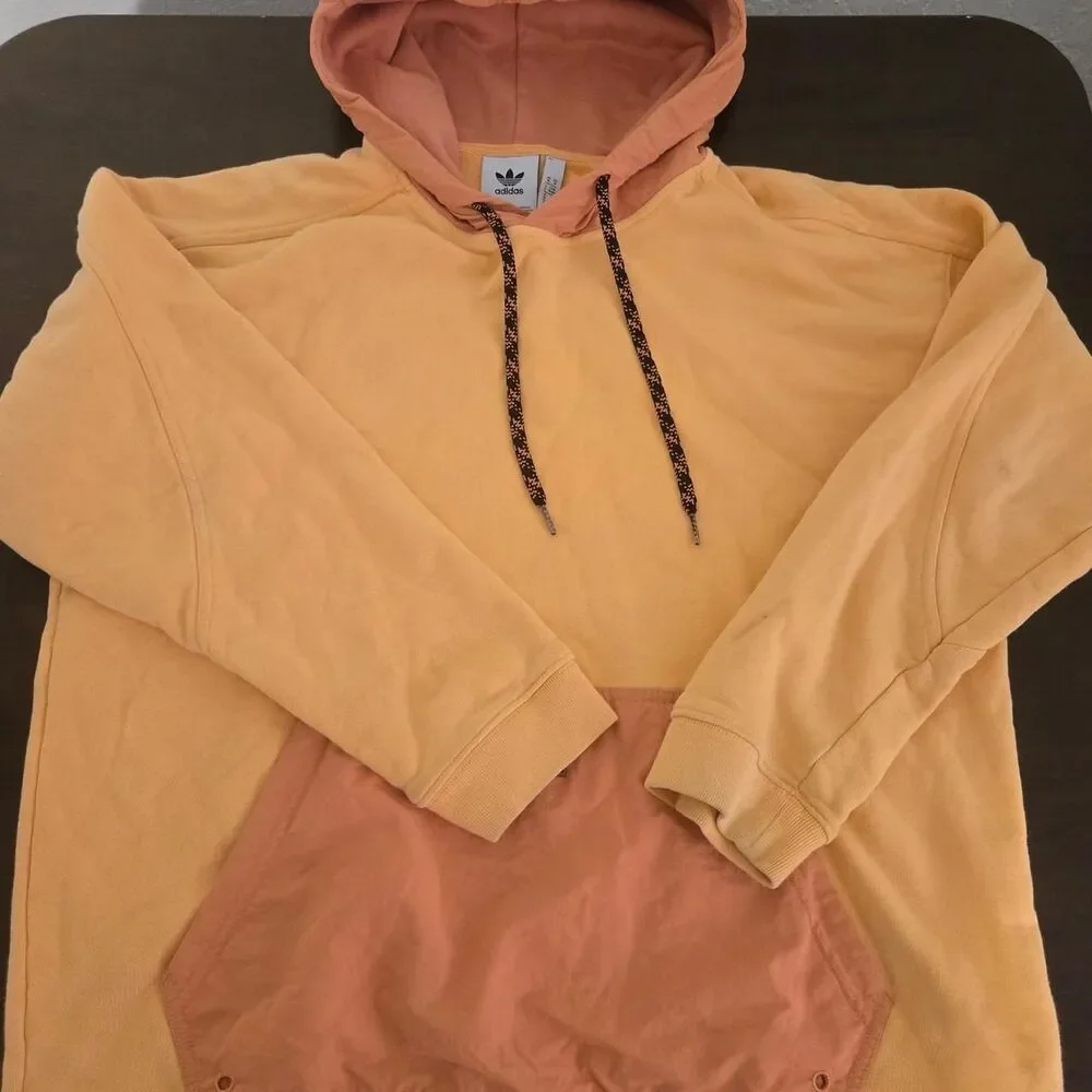 Adidas Men's Orange Jacket Size Medium